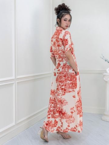  Maxi Sơ Mi Lụa Isla Bonita 
