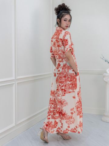  Maxi Sơ Mi Lụa Isla Bonita 