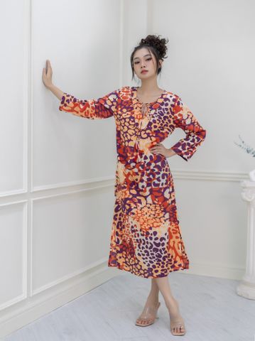  Đầm Midi Kết Hạt Cotton Isla Bonita 