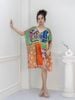 Đầm Kimono Thêu Kết Hạt Cotton Isla Bonita