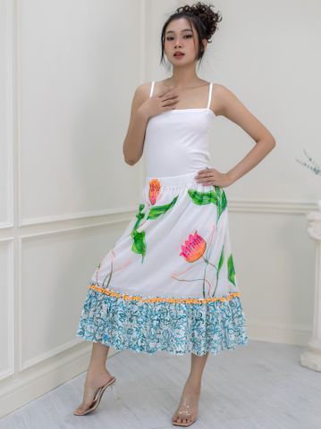  Chân Váy Thêu Cotton Isla Bonita 