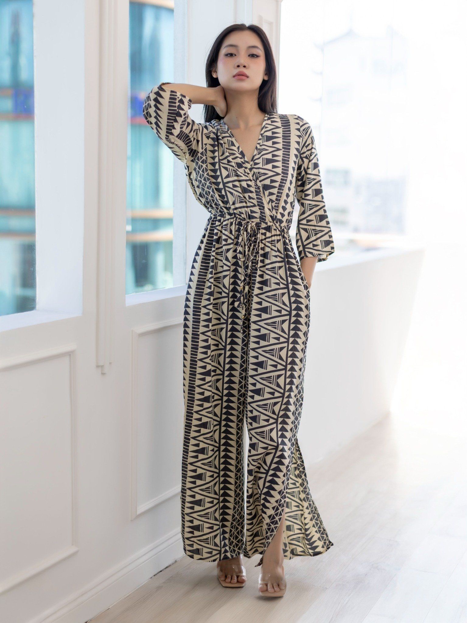 Jumpsuit Dài Tay Cotton Isla Bonita