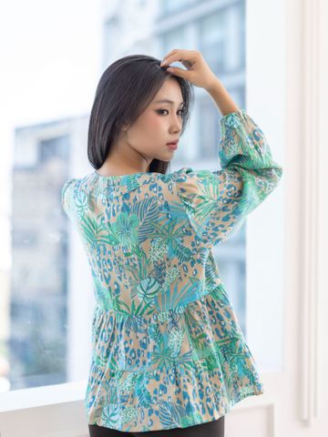  Áo Boho Phối Ren Cotton Isla Bonita 
