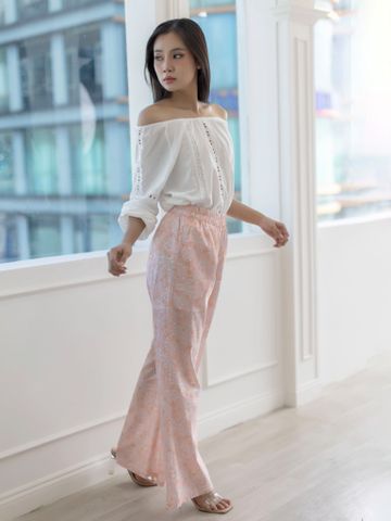  Quần Dài Hoa Cotton Cao Cấp Luna Llena 