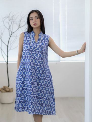  Đầm Midi Kết Hạt Cotton Isla Bonita 