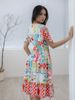 Đầm Boho Kết Cườm Cotton Isla Bonita