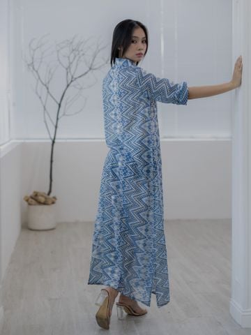  Maxi Sơ Mi Ánh Kim Cotton Isla Bonita 