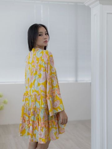  Đầm Boho Kết Cườm Cotton Isla Bonita 