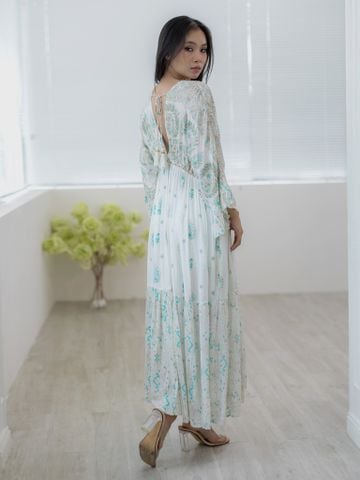  Maxi Kimono Kết Hạt Cotton Isla Bonita 
