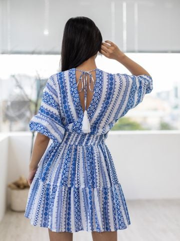  Đầm Boho Thêu Kết Cườm Cotton Isla Bonita 