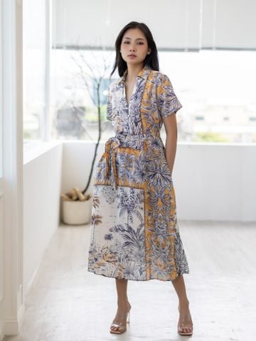  Maxi Sơ Mi Hoa Cotton Isla Bonita 