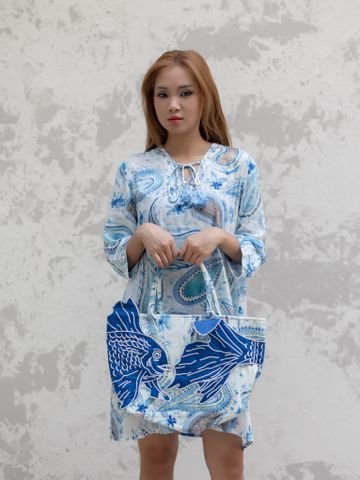  Đầm Kết Hạt Lấp Lánh Cotton Isla Bonita 