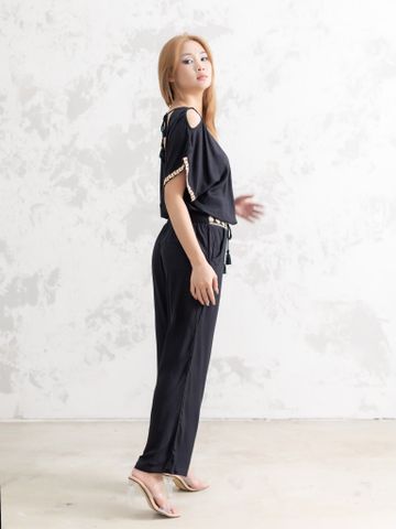  Áo Đen Thêu Cotton Isla Bonita 