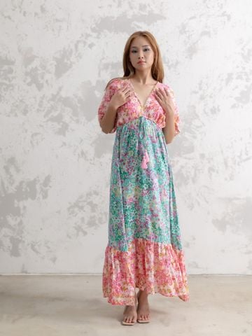  Maxi Kimono Hoa Cotton Isla Bonita 
