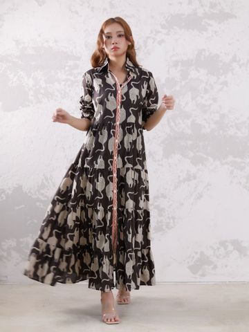  Maxi Sơ Mi Cotton Isla Bonita 