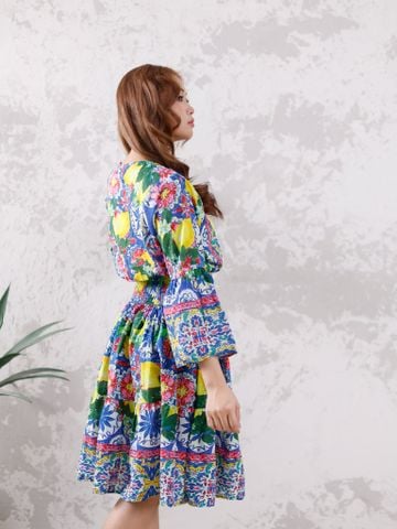  Đầm Boho Kết Cườm Lấp Lánh Cotton Isla Bonita 