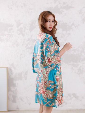  Đầm Xẻ Tà Kết Cườm Cotton Isla Bonita 