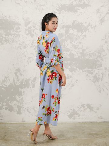  Maxi Sơ Mi Cotton Luna Llena 