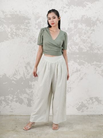  Quần Suông Rộng Cotton Cao Cấp Luna Llena 