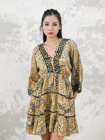  Đầm Kimono Thêu Thổ Cẩm Cotton Isla Bonita 