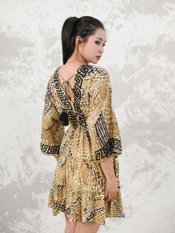  Đầm Kimono Thêu Thổ Cẩm Cotton Isla Bonita 