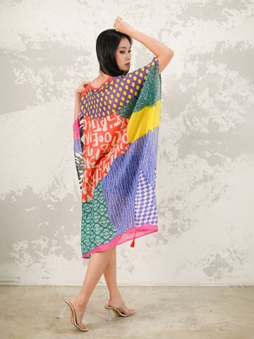  Đầm Cánh Dơi Kết Hạt Cotton Isla Bonita 