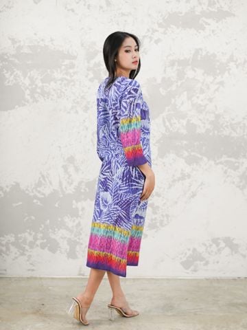  Đầm Midi Dài Tay Kết Hạt Cotton Isla Bonita 