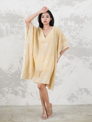  Đầm Cánh Dơi Ánh Kim Cotton Isla Bonita 