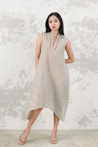  Đầm Midi Thêu Kết Hạt Cotton Isla Bonita 