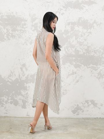  Đầm Midi Thêu Kết Hạt Cotton Isla Bonita 