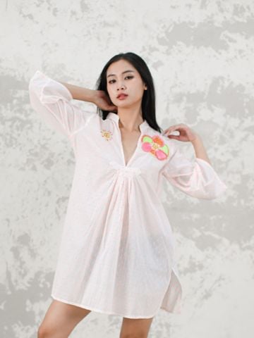  Áo Cotton Thêu Isla Bonita 