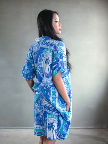  Đầm Sơ Mi Kết Hạt Cotton Isla Bonita 