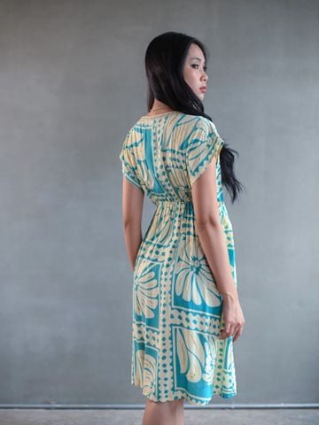  Đầm Kimono Phối Ren Ánh Kim Cao Cấp Isla Bonita 