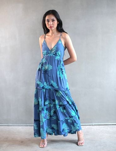  Maxi Hoa 2 Dây Ánh Kim Cotton Isla Bonita 