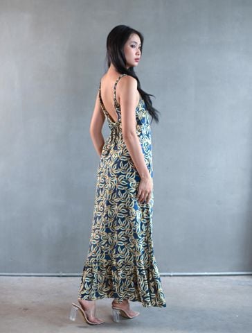  Maxi 2 Dây Ánh Kim Cotton Isla Bonita 