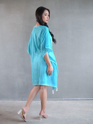  Đầm Cánh Dơi Thêu Hoa Cotton Isla Bonita 