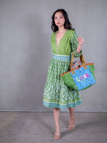  Túi Boho Thêu Chần Bông Isla Bonita 