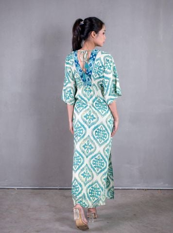  Maxi Kimono Ánh Kim Cotton Isla Bonita 