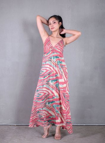  Maxi 2 dây Ánh Kim Cotton Isla Bonita 