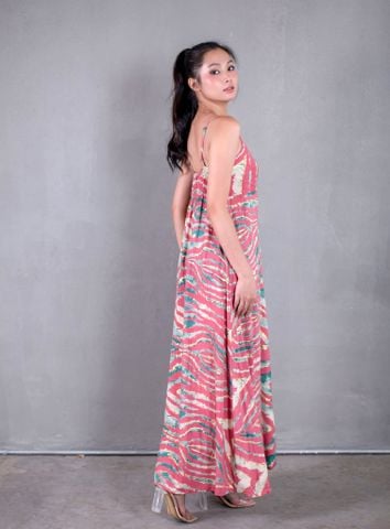  Maxi 2 dây Ánh Kim Cotton Isla Bonita 