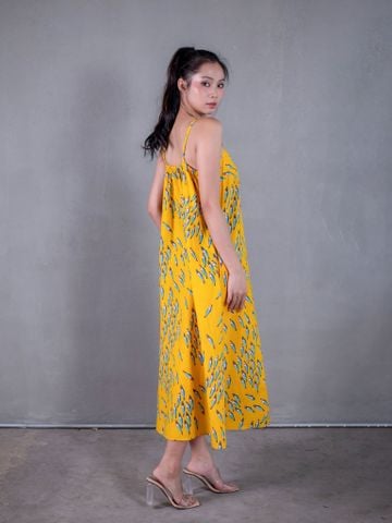  Maxi 2 dây Thêu Kết Cườm Cotton Isla Bonita 