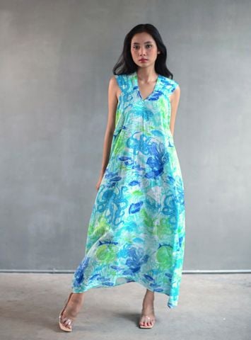  Maxi Xanh Kết Hạt Cotton Isla Bonita 