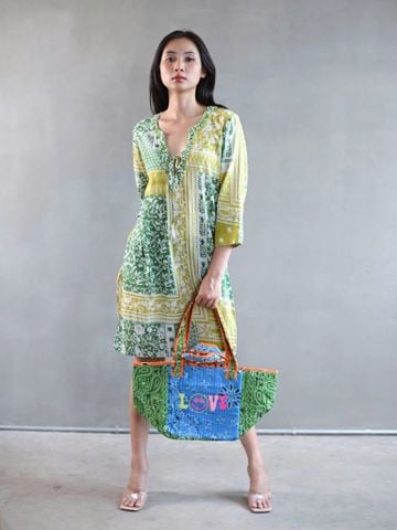  Túi Boho Thêu Chần Bông Isla Bonita 