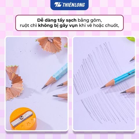 Combo 10 Bút chì gỗ nhân vật Akooland Thiên Long TP-GP021/AK - Mẫu ngẫu nhiên