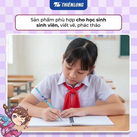 Combo 10 Bút chì gỗ nhân vật Akooland Thiên Long TP-GP021/AK - Mẫu ngẫu nhiên