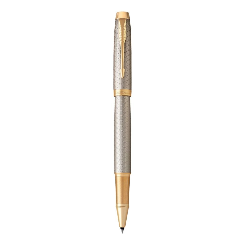Bút lông bi cao cấp PARKER IM Premium Rollerball Pen PRM X-Grey GT GB4-1931686