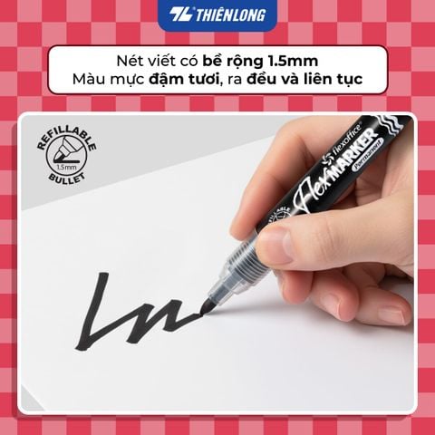Combo Bút lông dầu Flexoffice Flex Marker FO-PM014/XK - Hàng xuất khẩu