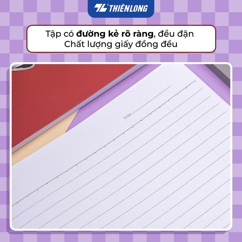 Tập vở Thiên Long 80/120 trang kẻ ngang 7mm 70gsm - dành cho học sinh, sinh viên - Phiên bản Demon Slayer