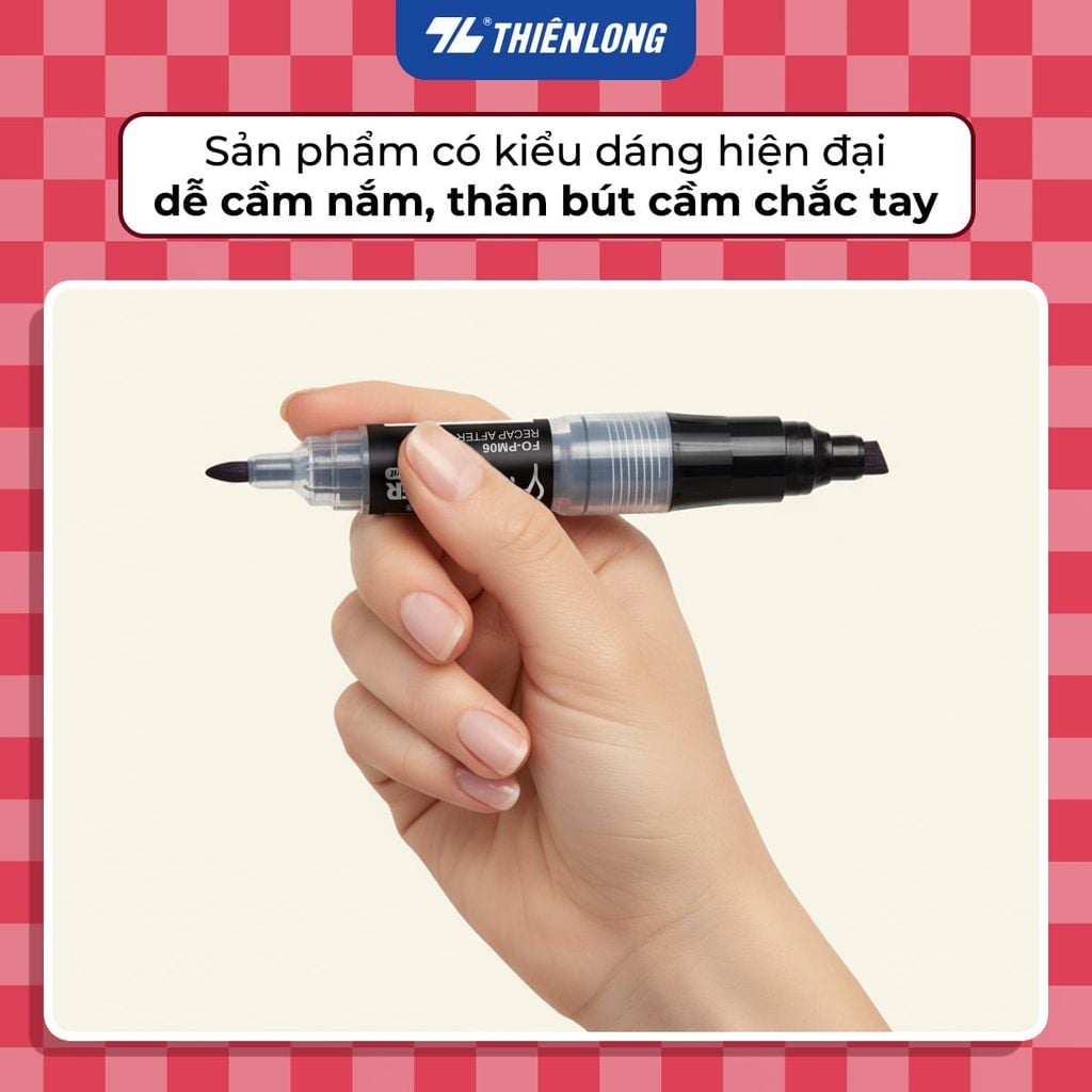 Combo Bút lông dầu Flexoffice Flex Marker FO-PM06/XK - Hàng xuất khẩu