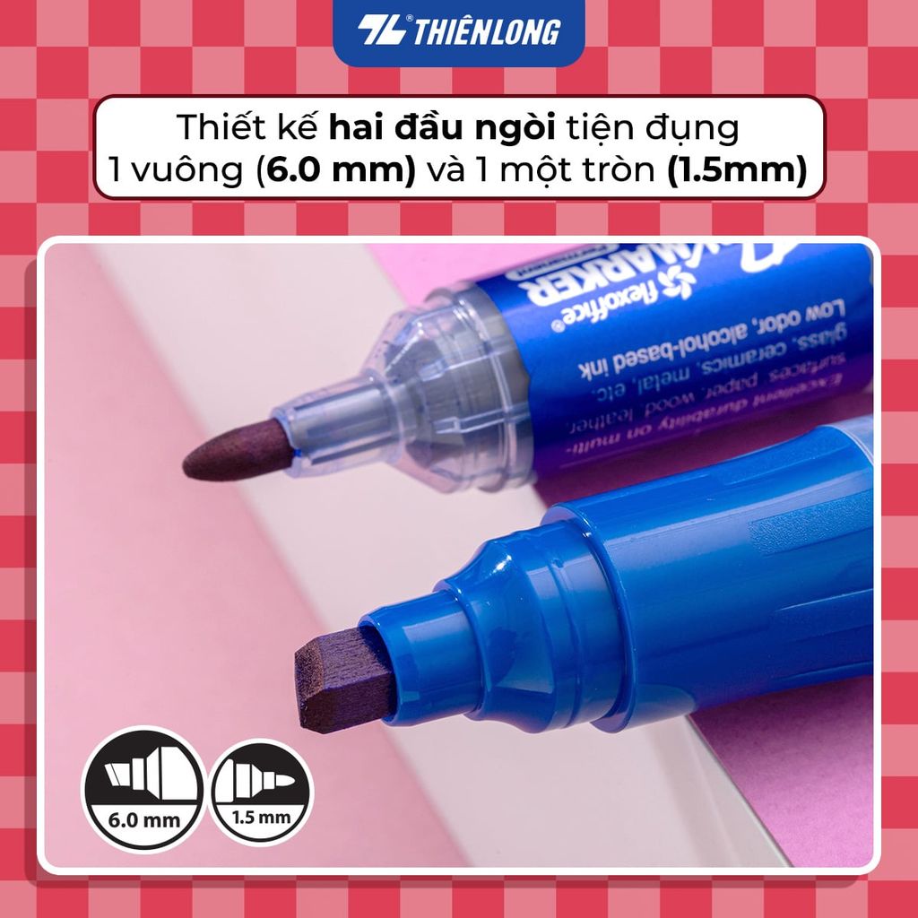 Bút lông dầu Flexoffice Flex Marker FO-PM06/XK - Hàng xuất khẩu